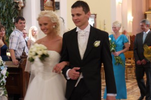Here comes the bride….