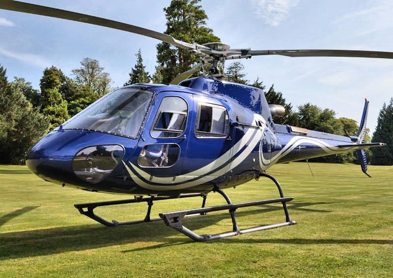 charter on a helicopter